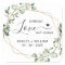 Spread Love Geometric Eucalyptus Wedding Sanitizer