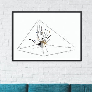 Spread love not germs contagious pandemic poetry poster