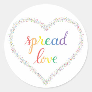 Spread Love Sticker
