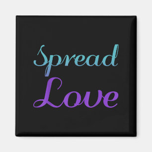 Spread Love Suicide Prevention Awareness Design Magnet