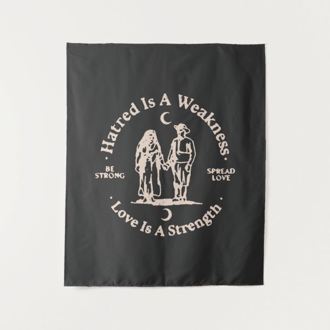 spread love tapestry (Front)