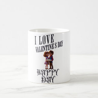 "Spread Love with Our Happy Valentine’s Day Logo Coffee Mug