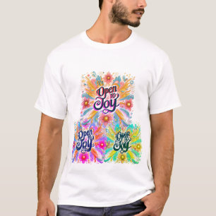 Spread Positivity Boldly with Joyful Graphic T-Shirt