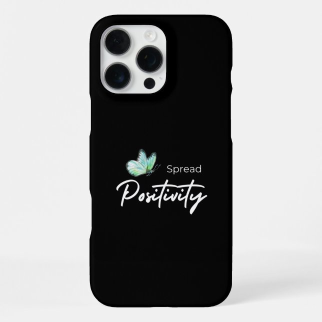 Spread Positivity iPhone Case (Back)