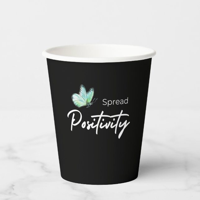 Spread Positivity Paper Cups (Front)