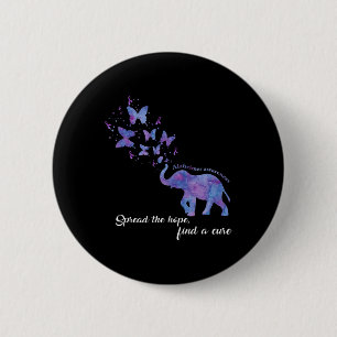 Spread The Hope Find A Cure Alzheimer Awareness Gi 6 Cm Round Badge