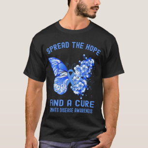Spread The Hope Find A Cure GRAVES DISEASE T-Shirt