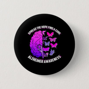 Spread The Hope Find A Cure Heimerheimer Awareness 6 Cm Round Badge