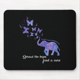Spread The Hope Find A Cure Heimerheimer Awareness Mouse Pad