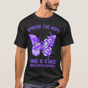 Spread The Hope Find A Cure MIGRAINE HEADACHE T-Shirt