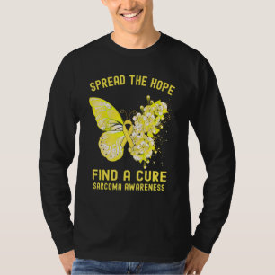 Spread The Hope Find A Cure Sarcoma Awareness T-Shirt