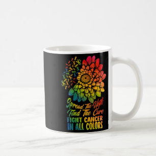 Spread The Hope Find Cure Fight Cancer Awareness  Coffee Mug