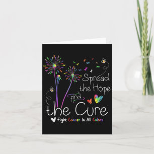 Spread The Hope Find The Cure Cancer Hope Cure Adv Card