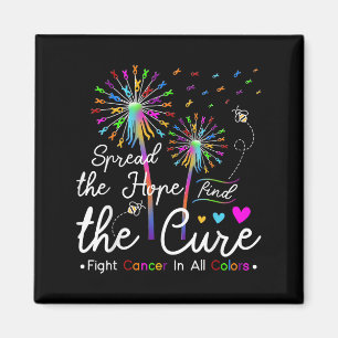 Spread The Hope Find The Cure Fight Cancer Cure Co Magnet