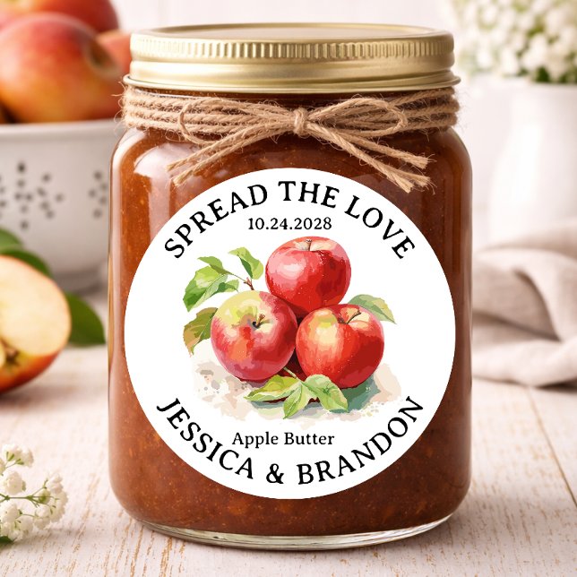 Spread the Love Apple Butter Jelly label APP08rd (Creator Uploaded)