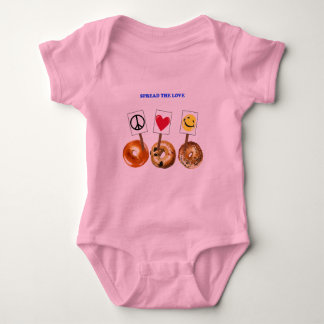 spread the love baby bodysuit