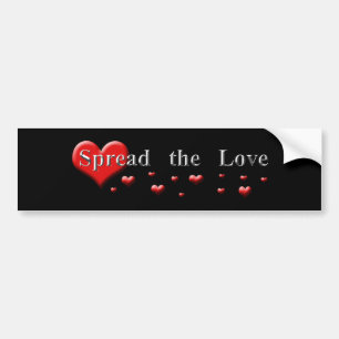 Spread the Love Bumper Sticker