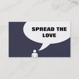 spread the love comic bubble referral card