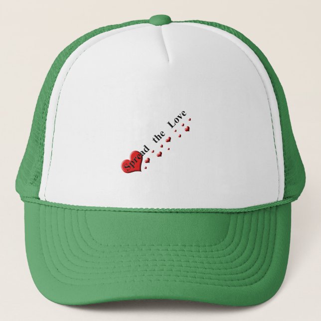 Spread the Love Green Events Trucker Hat (Front)