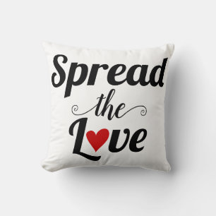 Spread the love modern typography cushion