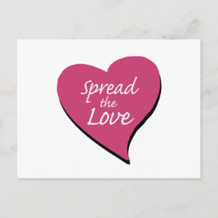 Spread The Love Postcard