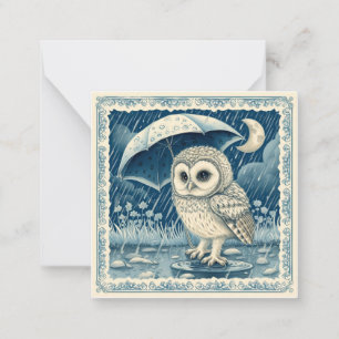 Spread the Sunshine: Send Smiles with Owl Rain  Card