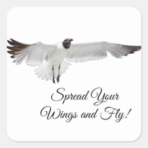 Spread Those Wings Square Sticker