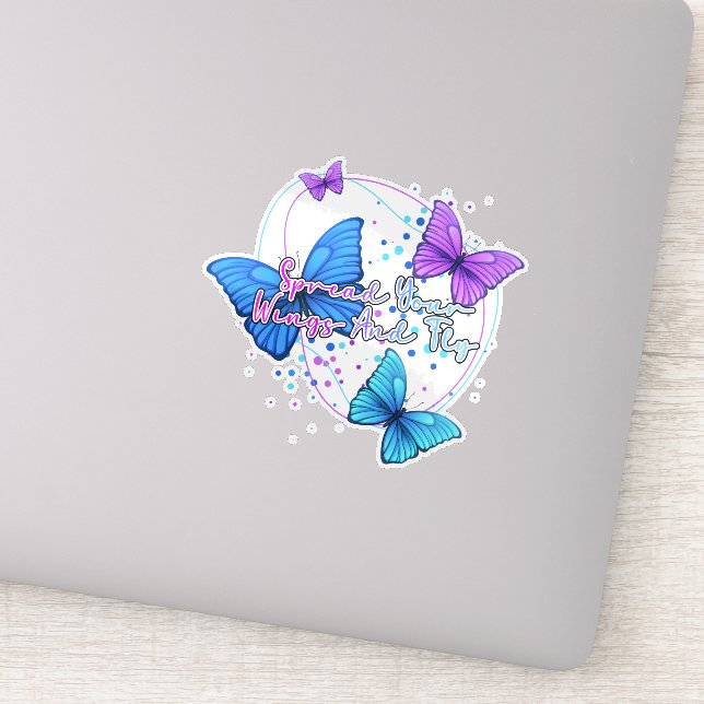 Spread your wings and fly butterfly  (Detail)