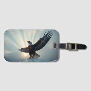 Spread your wings, embrace the world luggage tag