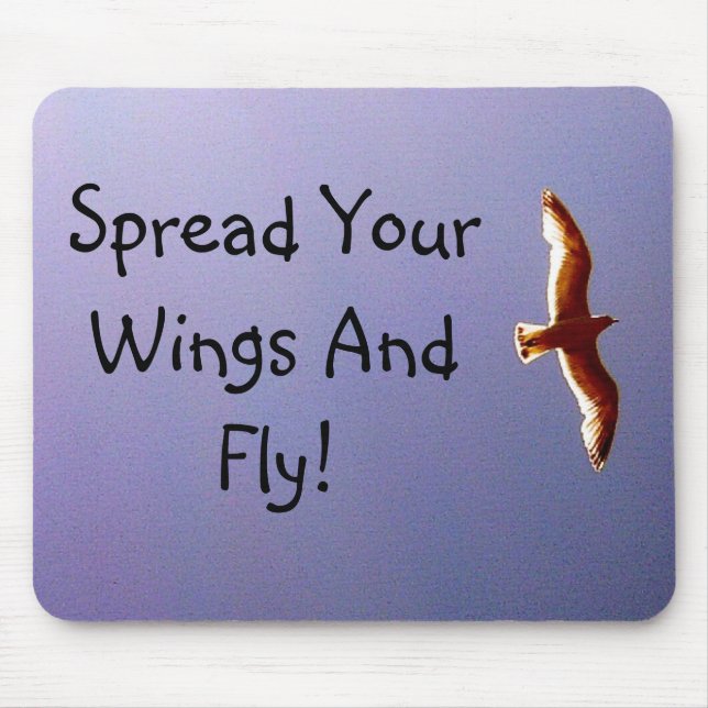 Spread Your Wings Mousepad (Front)
