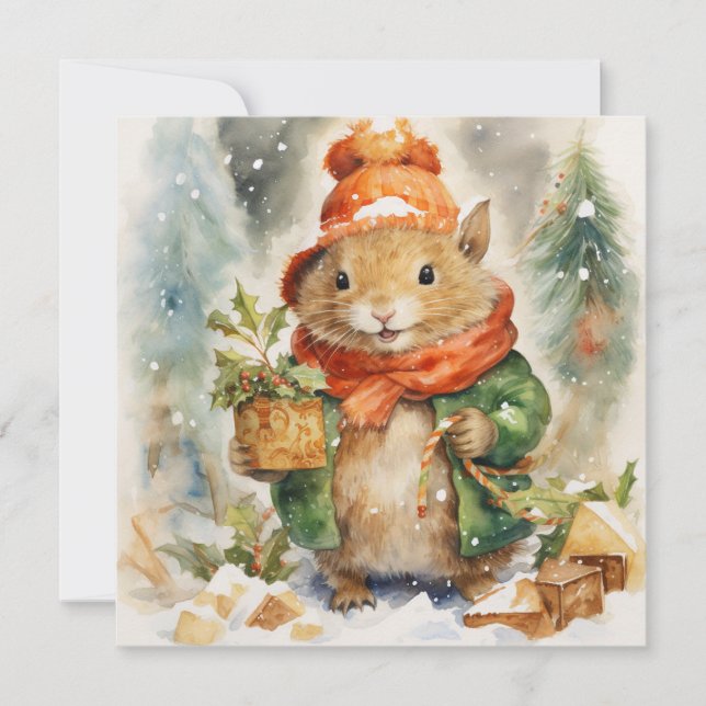 Spreading Christmas Joy Holiday Card (Front)