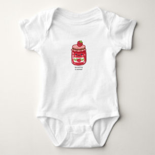 Spreading Cuteness Jam Jar Baby Bodysuit - Funny G