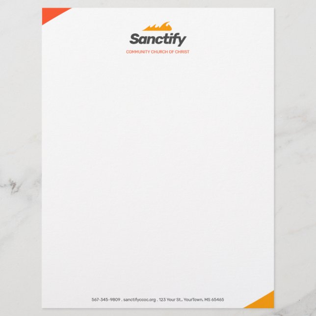 spreading fire custom letterhead (Front)