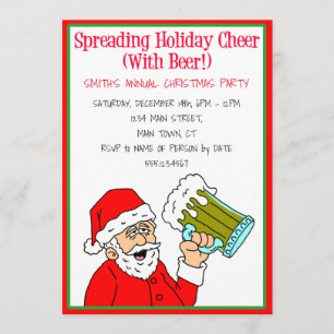 Spreading Holiday Cheer and Beer Invite