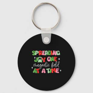 Spreading Joy One At A Time Christmas Mri Tech Tec Key Ring