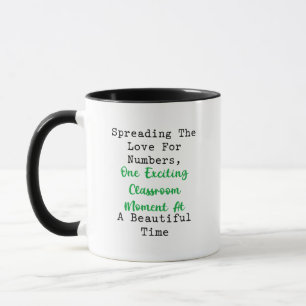 Spreading Love for Numbers Classroom Moments Mug