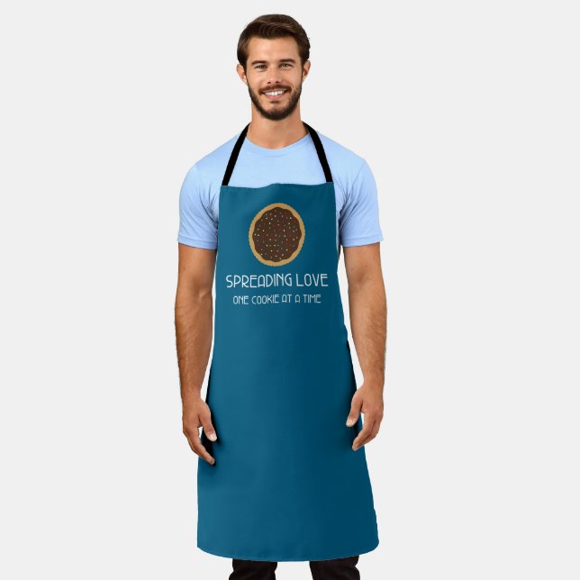 Spreading Love One Cookie at a Time Apron (Worn)