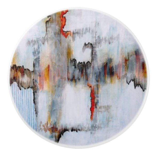 “Spreading Your Wings”  Ceramic Knob (Front)