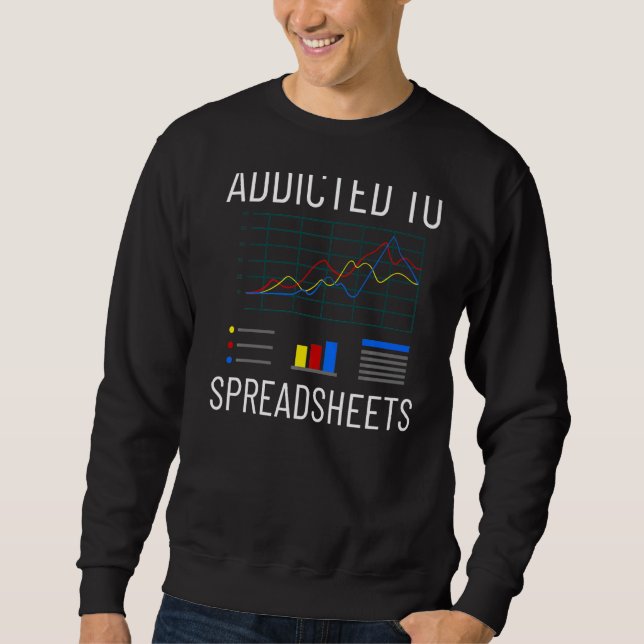 Spreadsheet Calculator Software Budget Templates   Sweatshirt (Front)