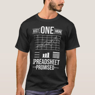 Spreadsheet Calculator Software Budget Templates T-Shirt