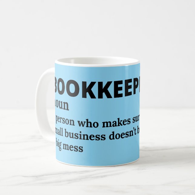 Spreadsheet Guy Funny Definition Mug (Front Left)