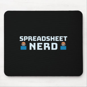  Spreadsheet Nerd Mouse Pad