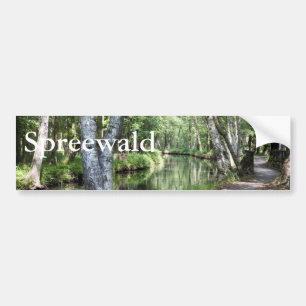 Spreewald Canal Bumper Sticker