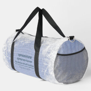SPREZZATURA: THE ITALIAN ART OF FASHION-BlueDenim Duffle Bag