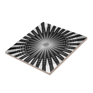Sprial Madness Ceramic Tile