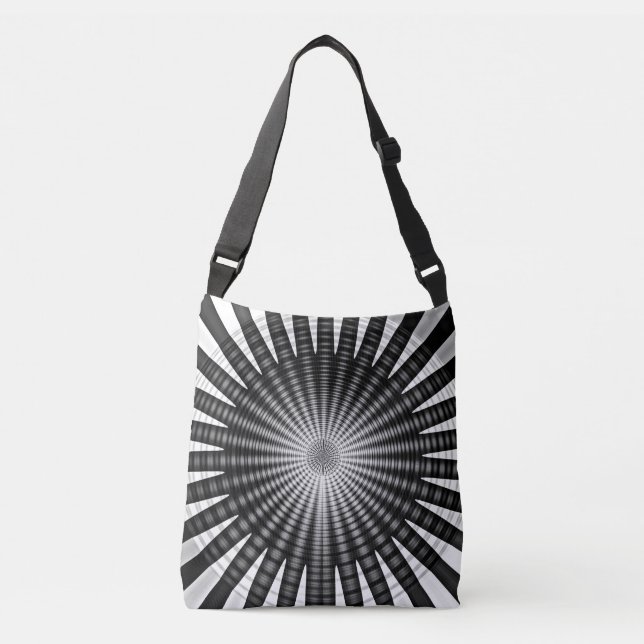 Sprial Madness Crossbody Bag (Front)