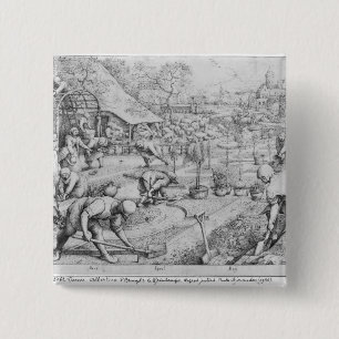 Spring, 1565 15 cm square badge
