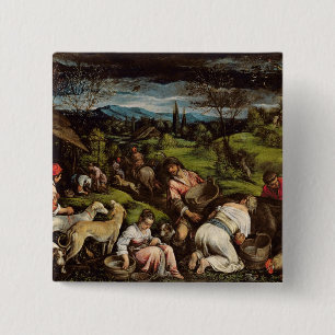 Spring, 1576 15 cm square badge