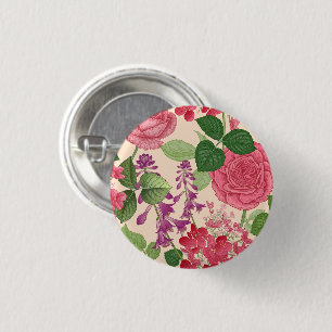 spring 3 cm round badge