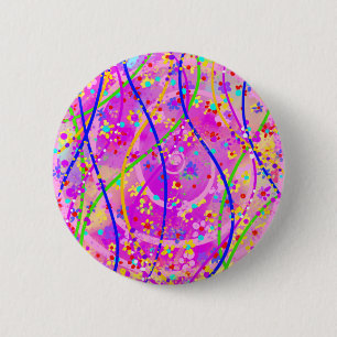 Spring 6 Cm Round Badge